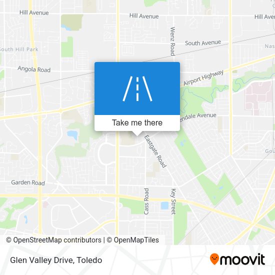 Glen Valley Drive map