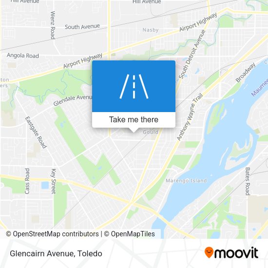 Mapa de Glencairn Avenue