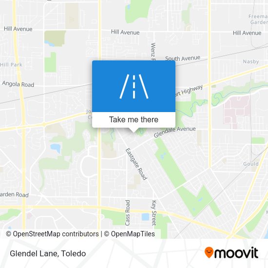 Mapa de Glendel Lane