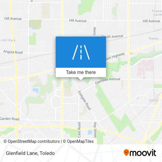 Mapa de Glenfield Lane