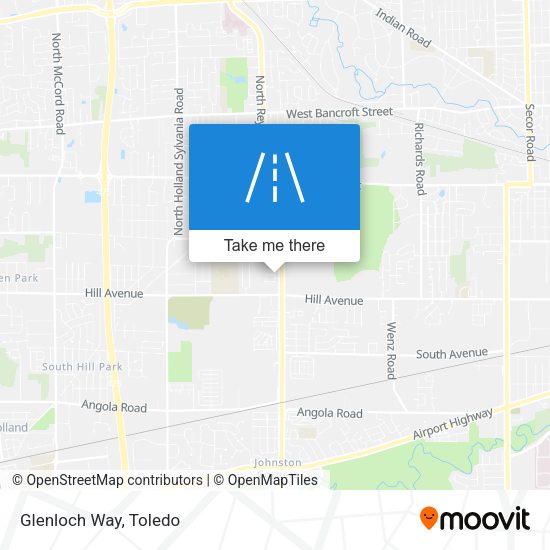 Mapa de Glenloch Way