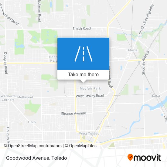 Mapa de Goodwood Avenue
