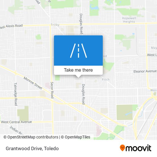 Grantwood Drive map