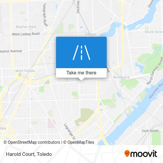 Mapa de Harold Court