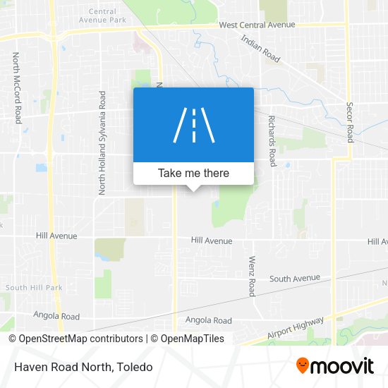 Mapa de Haven Road North