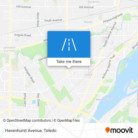 Mapa de Havenhurst Avenue