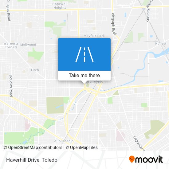 Mapa de Haverhill Drive