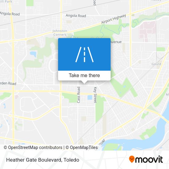 Mapa de Heather Gate Boulevard