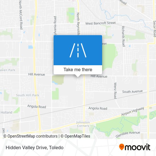 Mapa de Hidden Valley Drive