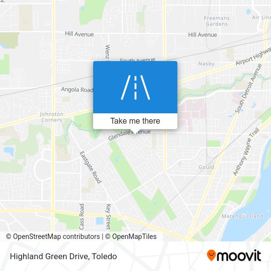 Highland Green Drive map