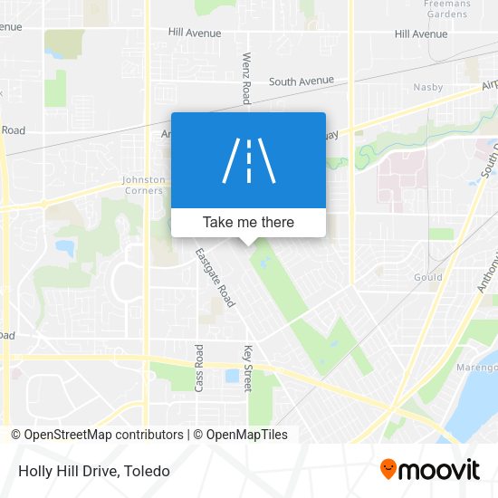 Mapa de Holly Hill Drive