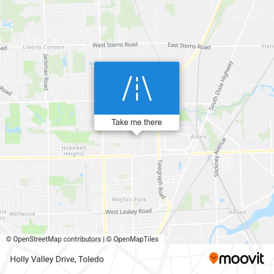 Holly Valley Drive map