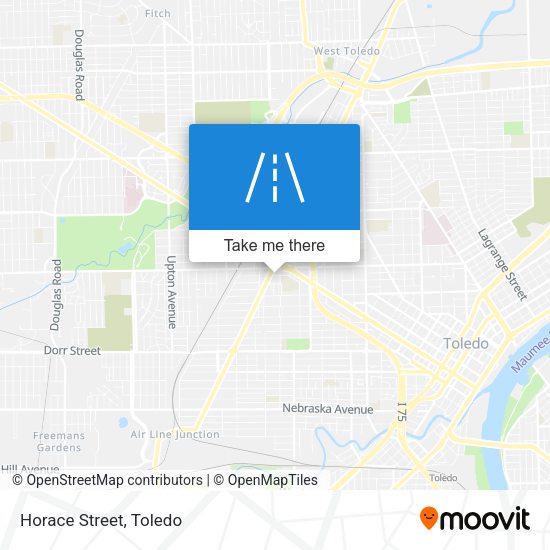 Mapa de Horace Street