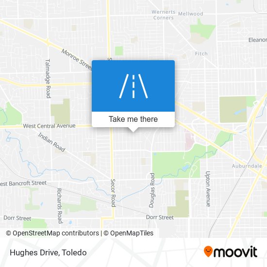 Hughes Drive map