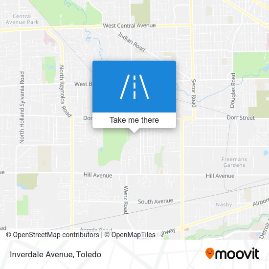 Mapa de Inverdale Avenue