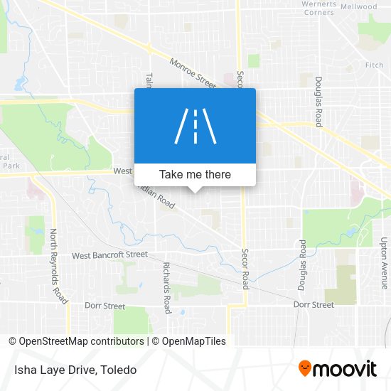 Mapa de Isha Laye Drive