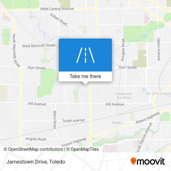 Mapa de Jamestown Drive