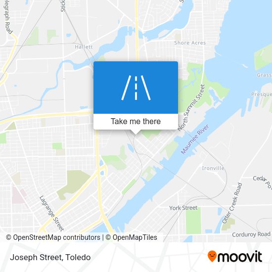 Mapa de Joseph Street