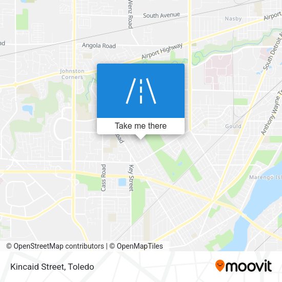 Mapa de Kincaid Street
