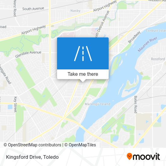 Mapa de Kingsford Drive