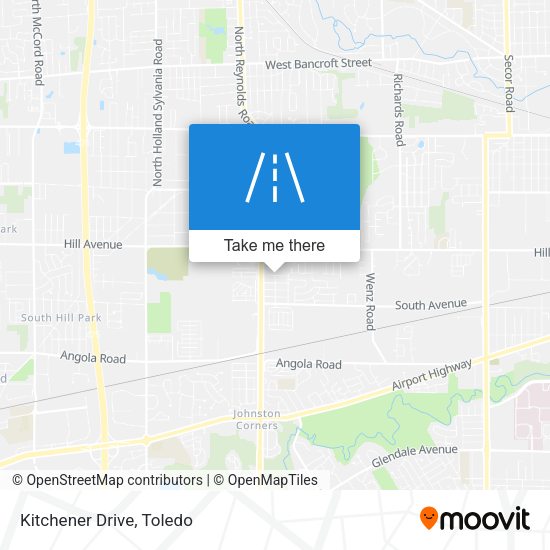 Mapa de Kitchener Drive