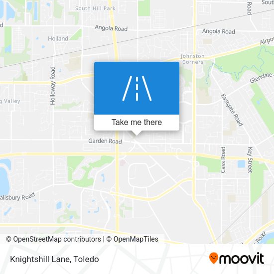 Mapa de Knightshill Lane