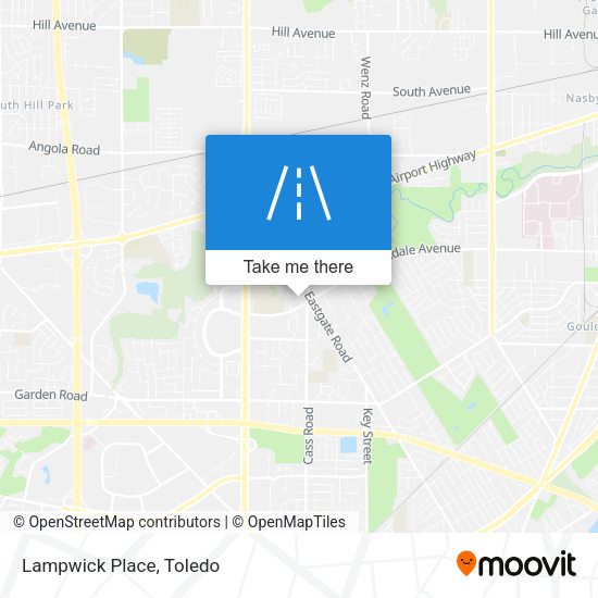 Mapa de Lampwick Place