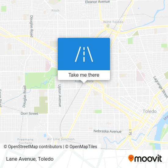 Mapa de Lane Avenue