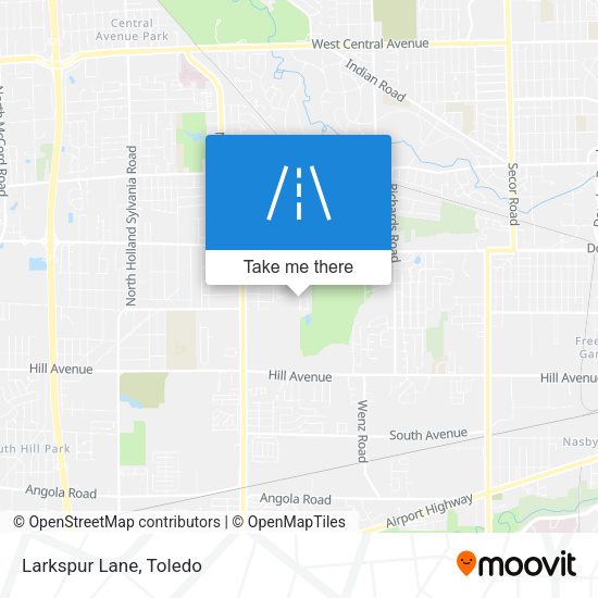 Mapa de Larkspur Lane