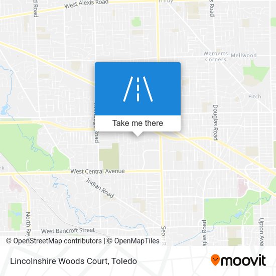 Lincolnshire Woods Court map