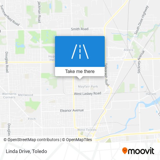 Linda Drive map