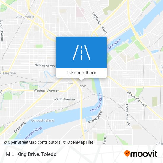 M.L. King Drive map