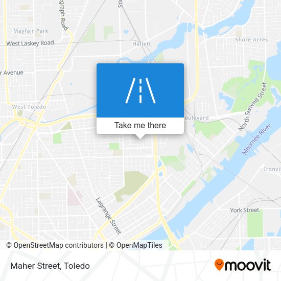 Mapa de Maher Street