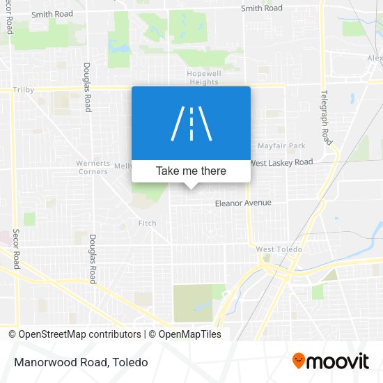 Mapa de Manorwood Road