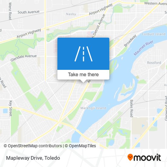 Mapleway Drive map