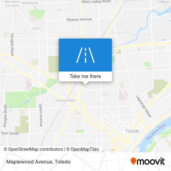 Maplewood Avenue map