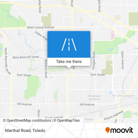 Mapa de Marthal Road