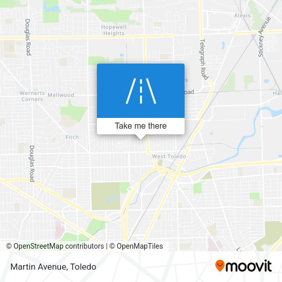 Mapa de Martin Avenue