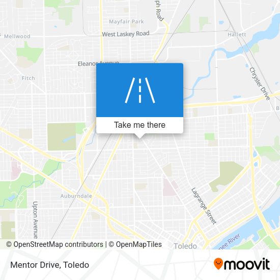Mapa de Mentor Drive