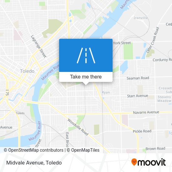 Mapa de Midvale Avenue