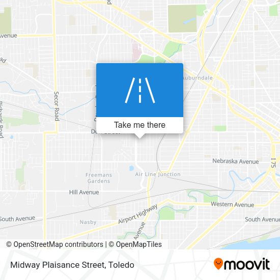 Midway Plaisance Street map