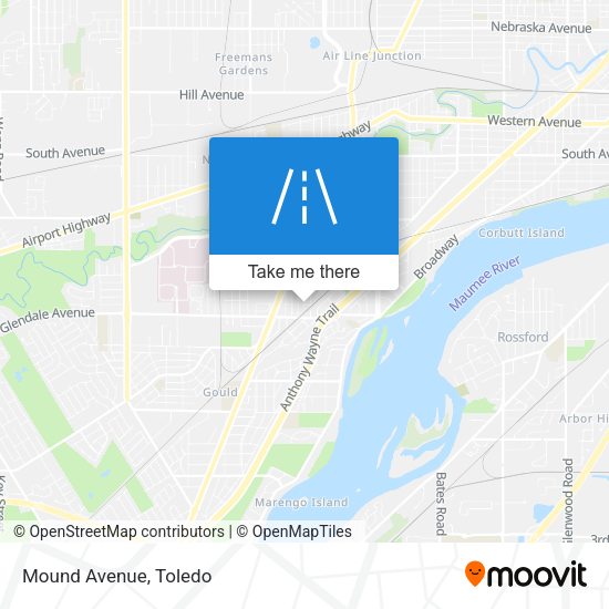 Mapa de Mound Avenue