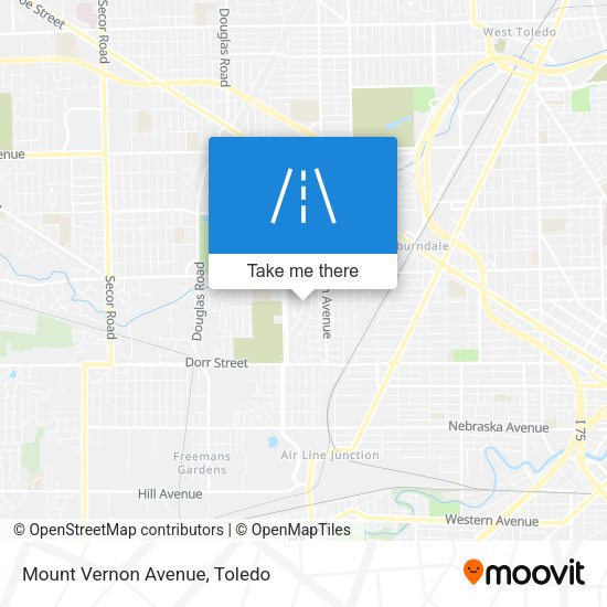 Mapa de Mount Vernon Avenue