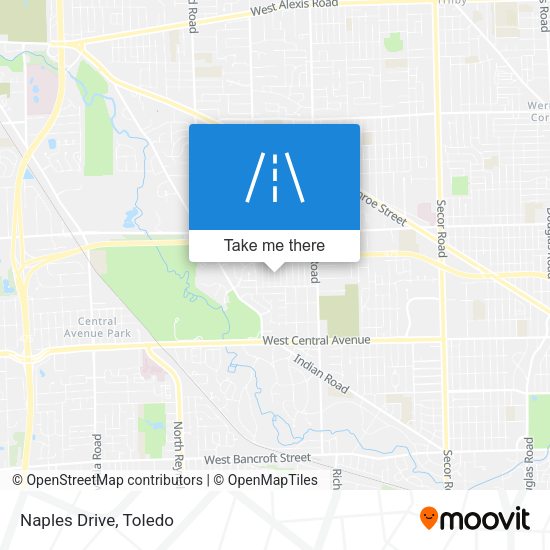 Mapa de Naples Drive