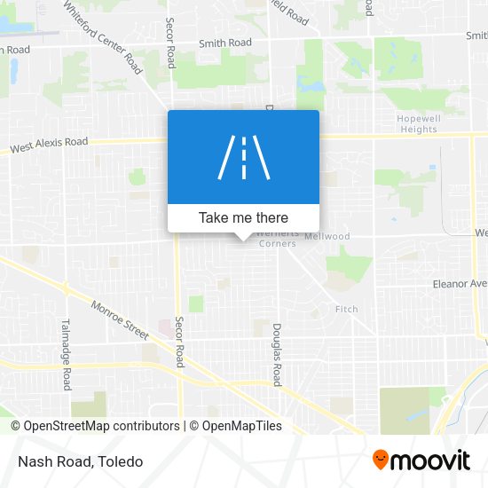 Mapa de Nash Road