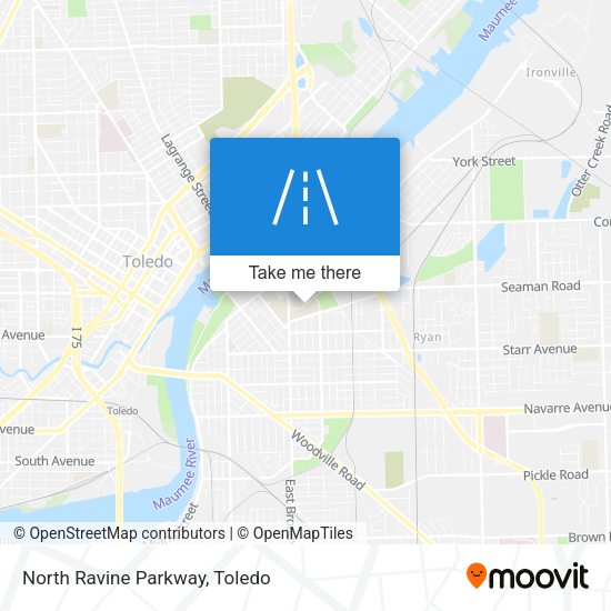 North Ravine Parkway map
