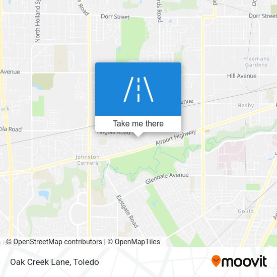 Mapa de Oak Creek Lane