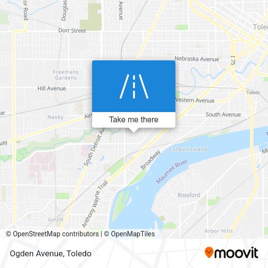 Mapa de Ogden Avenue