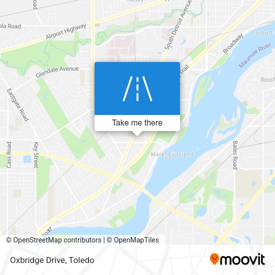 Mapa de Oxbridge Drive