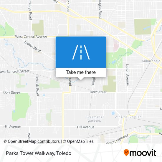 Mapa de Parks Tower Walkway